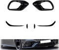 2020 to Up Compatible with Benz CLA W118 C118 Cla45 AMG Front Lip Bumper Side Hood Fog Lamp Light Cover Spoiler Air Vent Frame Trim (Color : A Set Carbon Look) binbin06792 store