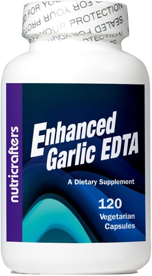 Enhanced Garlic EDTA and Nattokinase NSK-SD. Cardio Cleansing Health Bundle (Two Items)