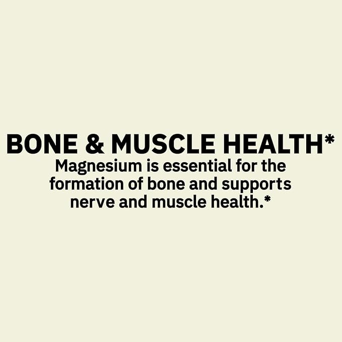 Pack 2 Magnesium 250 mg Oxide Tablets 100 Count – Dietary Supplement to Support Bone Muscle &amp Nerve Function