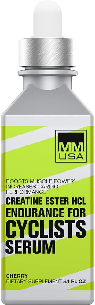 MMUSA Cyclist-Optimized Creatine Serum. Amplifies Cycling Sports Performance Boosts Nitric Oxide Levels Stamina Energy Endurance &amp Focus. Fights Fatigue &amp Lactic Acid Build Up. Cherry 5.1