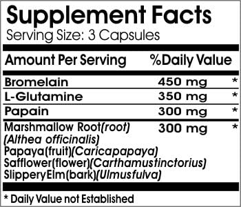 Digestive Enzyme Max Support ~ 180 Capsules - No Additives ~ Naturetition Supplements