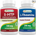 Best Naturals 5-HTP (5-hydroxytryptophan) 100 mg &amp L-Theanine 200mg