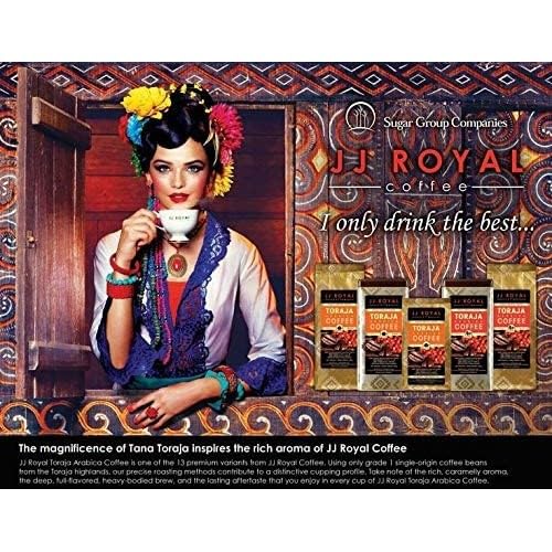 JJ Royal Coffee Toraja Arabica 200g Ground Coffee (Pack of 1)