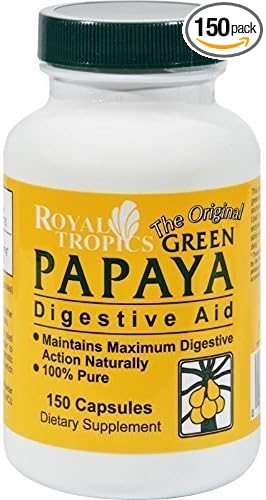 Royal Tropics Green Papaya Digestv 150 cap ( Multi-Pack)