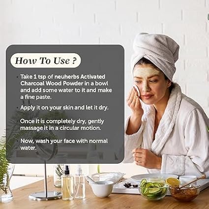 Activated Charcoal Powder For Skin - 100g