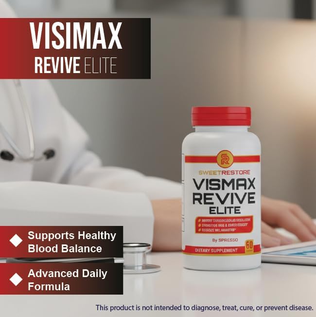 (2 Pack) SweetRestore Vismax Revive Elite Capsules Official Vismax Revive Support Supplement With Premium Ingredients All Natural Advanced Formula for Overall Health &amp Wellness Reviews (120Capsu