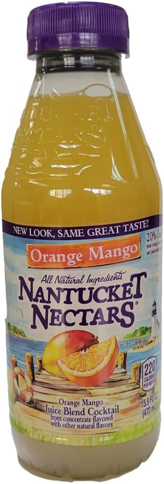 Nantucket Nectars - Orange Mango - 15.9 oz (12 Plastic Bottles)