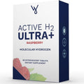 Active H2 Ultra+ Hydrogen Water Tablet Natural Raspberry. Supports Overall Well-Being with Benefits of Molecular Hydrogen 60 Servings