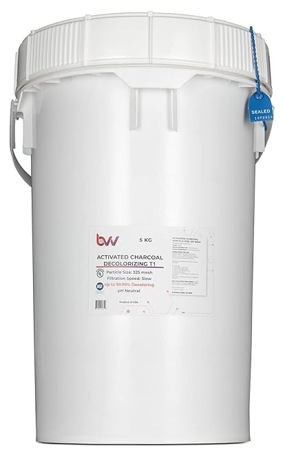 BVV Activated Hardwood Carbon Decolorizing T1 (100% Hardwood Charcoal)-2.5Kg