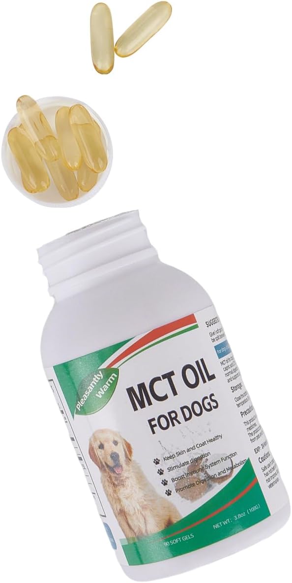 Mct Oil for Dogs90 ServingsMedium Chain Triglycerides.Coconuts C8 and C10 Healthy Digestion Shiny Hair