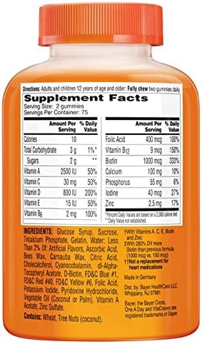 One A Day Women’s VitaCraves Multivitamin Gummies Supplement with Vitamin A Vitamin C Vitamin D Vitamin E and Zinc for Immune Health Support* Calcium &amp more 70 count