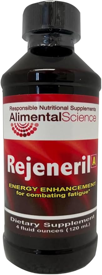 Rejeneril-A Liquid Supplement – Liquid Blend for Maximum Absorption - Natural Energy Boost with Alpha Lipoic Acid &amp Vitamin Blend Sugar-Free Caffeine-Free Gluten-Free (4 oz)