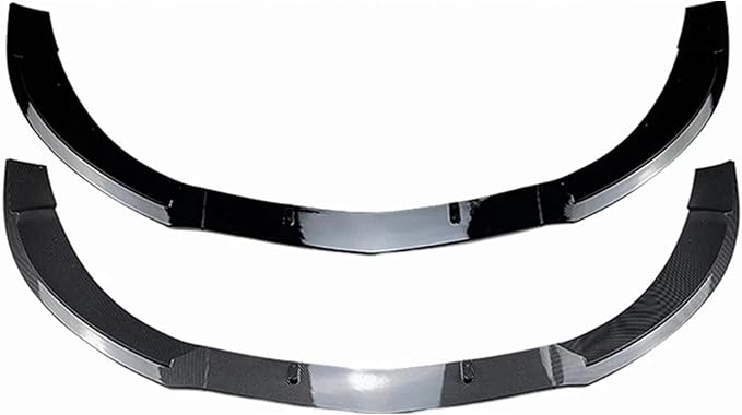 DYXN Front Bumper Lip Splitter Trim Under Chin Spoiler Compatible for Benz CLA Class C117 CLA200 260 CLA45 AMG 2013-2015(Carbon Look)