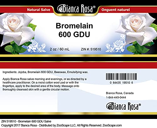 Bianca Rosa Bromelain 600 GDU Salve (2 oz ZIN: 519510)