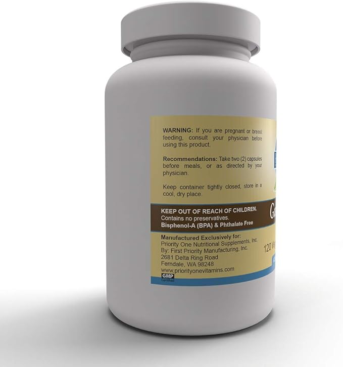 Priority One Vitamins Gastri Gest 120 Vegetarian Capsules - Powerful Combination of Plant enzymes That Help Maintain Healthy Digestion and intestinal Enzyme Activity.*