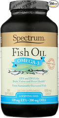 Spectrum Essentials - Fish Oil 250 Softgels by Spectrum
