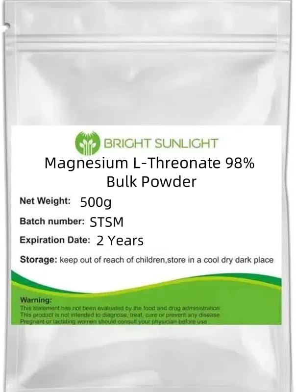 500g (1.1LB) Magnesium L-Threonate 98% Bulk Powder