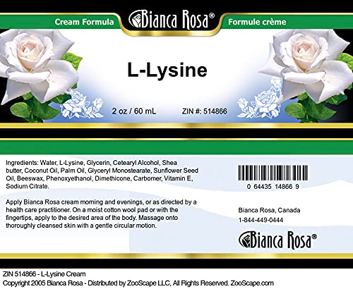 Bianca Rosa L-Lysine Cream (2 oz ZIN: 514866) - 3 Pack