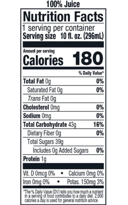 Apple Juice Premium. 100% Pure Juice | 10 Fl Oz Pet Bottles | Pack of 12