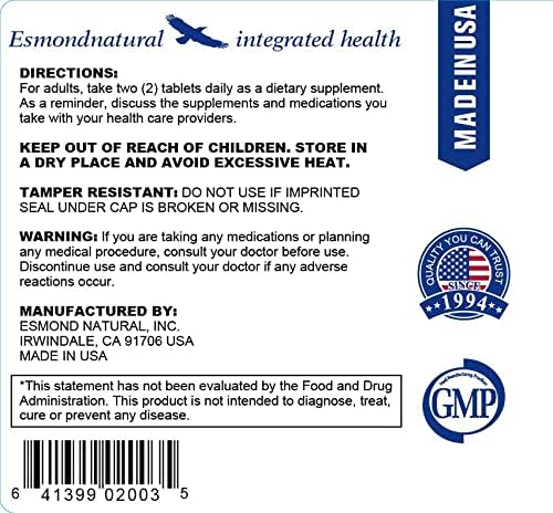 (3 Pack) Esmond Natural: Lutein Complex (Supports Eye Health) GMP Natural Product Assn Certified Made in USA - 180 Tablets