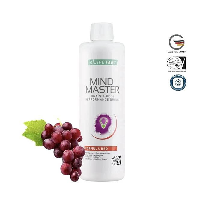 LR Health&ampBeauty Lifetakt Mind Master Formula Red Every Day Natural Treatment Women Men Set of 5-500 ml./16.9 fl.oz.