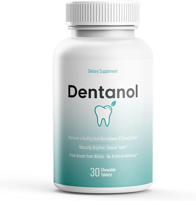 Oral Probiotic Supplement – Arctic Pine Resin &amp 4 Probiotic Strains – Supports Gum Health Fresh Breath &amp Oral Microbiome Balance – 30 Chewable Tablets