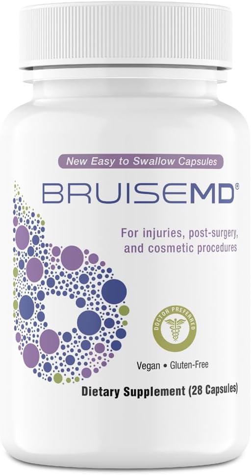 Bromelain 500mg 2400GDU/g Supplement with Zinc and Vitamin C for Swelling Inflammation and Discoloration Easy to Swallow Capsules (7-Day Supply) - Advanced Formula