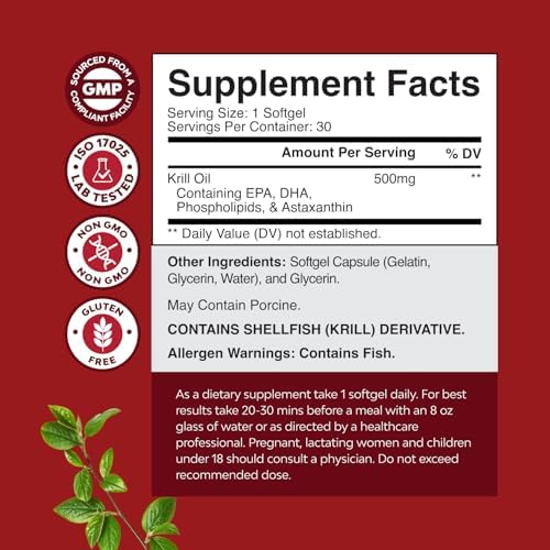 Bundle of PMS Support Supplement for Women with DIM Chasteberry Black Cohosh &amp Ashwagandha and Krill Omega 3 Fish Oil Softgels 500mg - Concentrated Krill EPA &amp DHA - Burpless Fatty Acids Sup