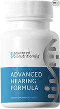 Advanced Bionutritionals – Advanced Hearing Formula Supplement Ear Health Vitamins Support Auditory Nerve Function Multivitamin with Vitamins A C E Folic Calcium Magnesium Zinc (60 Tablets)