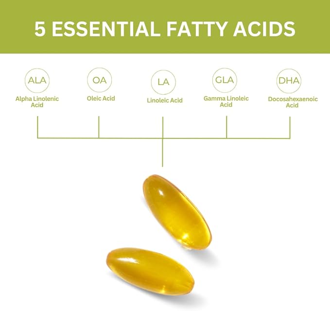 Youngevity Ultimate EFA - Organic Source of Essential Fatty Acids | Omega 3 6 &amp 9 | Made from Borage Flax &amp Fish Oil | 180 Count (180 Count (Pack of 1))