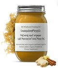 Turmeric Ginger Cinnamon Organic Infused Certified Wild Harvested Irish Sea Moss Gel | Immune and Digestive Support | Vitamin Mineral Antioxidant Supplements | (16oz. Turmeric Ginger Cinnamon)