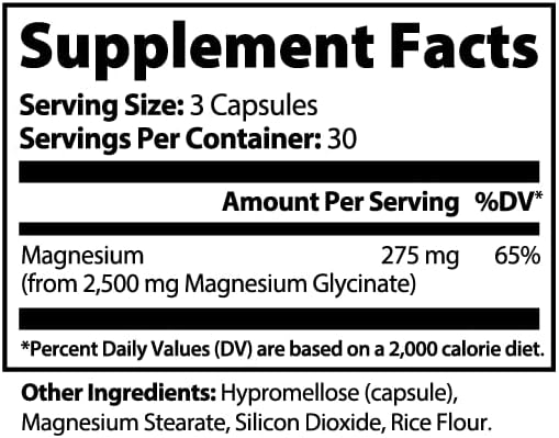 Restora Magnesium Glycinate | 90 Vegetarian Capsules