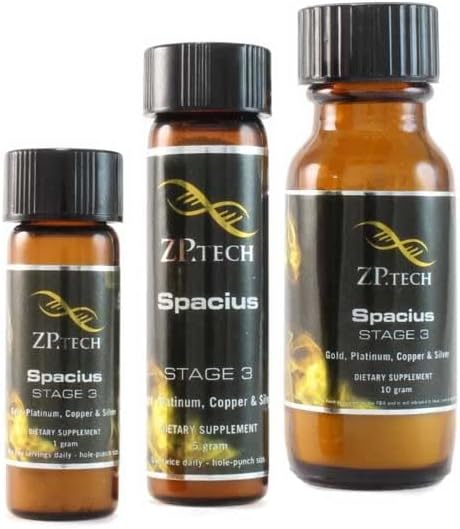 Spacius 1gm Stage 3 - Monoatomic Gold Platinum Copper Silver