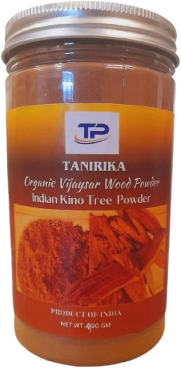 Vijaysar Organic Wood Powder/ 100% Natural/Health and Personal Care/ 400GM