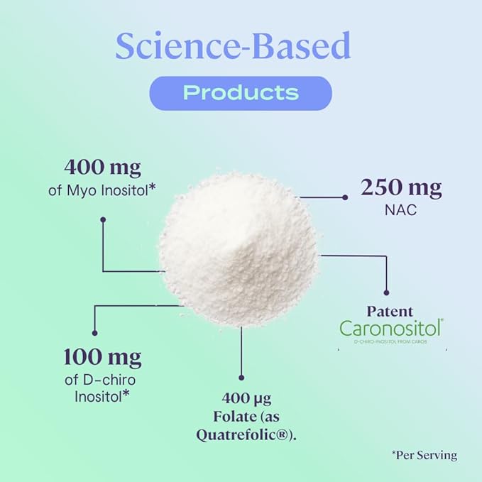 B-FIT B Inositol Balance - Inositol 40:1 Myo &amp D-Chiro - Supports Hormone Balance and Ovarian Health - Powdered Food Supplement - Berry Flavor - Folic Acid - 150g