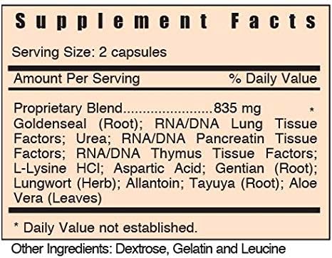 Systemic Formulas Bio Function R Lung #80