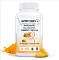 High Absorption Turmeric Curcumin Supplement –39X Enhanced bioavailability – 100% Turmeric Matrix – Vegan Non-GMO – 500mg – 30 NutriCumin 100 Capsules
