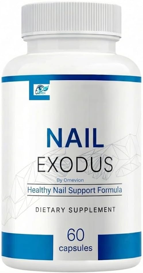 Nail Exodus – Vitality Healthy Supplement Nail Exodus Clear Formula Dietary Supplement – Supports Stronger Looking Nails &amp Overall Wellness – 60 Capsules