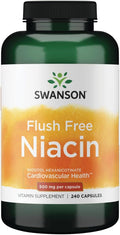 Swanson Flush Free Niacin 500 Milligrams 240 Capsules