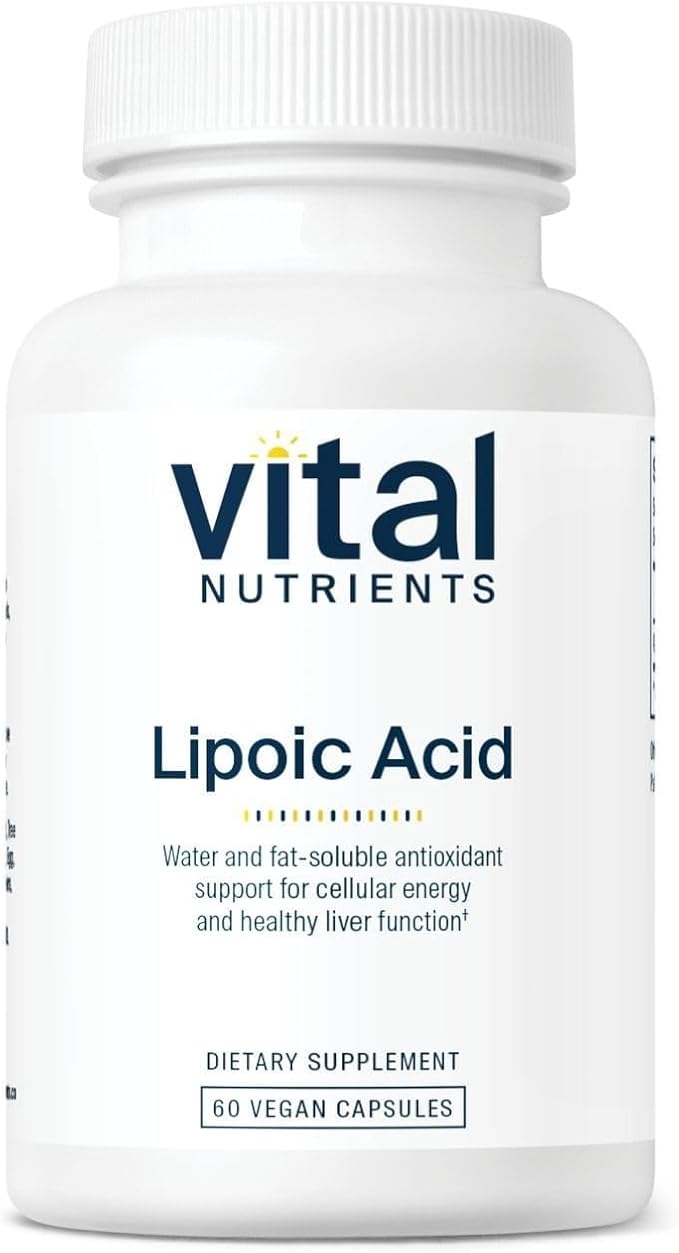 Vital Nutrients Lipoic Acid - 300mg Alpha-Lipoic Acid Antioxidant - ALA Supplement for Healthy Metabolism and Energy - Gluten Dairy Soy Free - Non-GMO - 60 Capsules