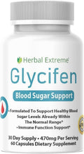 Glycifen 60 Capsules 470mg Magnesium Zinc Chromium Manganese Banaba Leaf Extract Guggul Resin Licorice Root Extract Cinnamon Powder Gymnema Sylvestre Extract and More