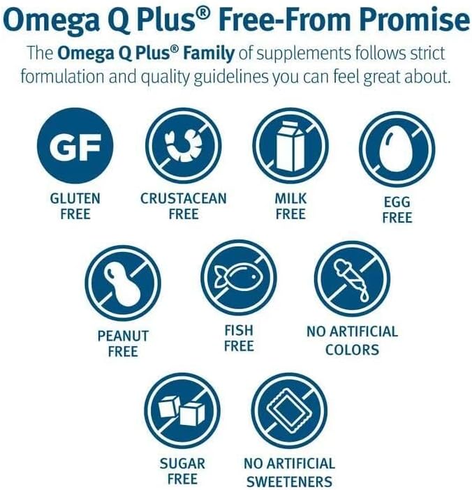 Dr. Sinatra Omega Q Plus Resveratrol - Omega-3 Supplement with CoQ10 and Resveratrol - Promotes Comprehensive Heart and Whole Body Health to Help You Age Well (60 softgels) (Pack of 2)