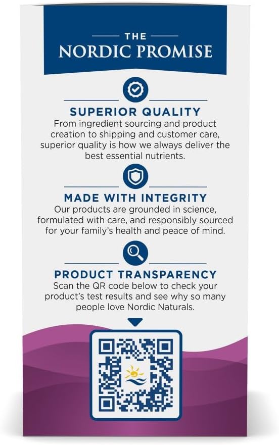 Nordic Naturals Vegan Prenatal DHA Unflavored - 60 Soft Gels - 500 mg Plant-Based DHA - Supports Brain Development in Babies &amp Healthy Pregnancy - Non-GMO - 30 Servings