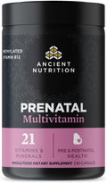 Ancient Nutrition Prenatal Vitamins Multivitamin for Women with Methylated Vitamin C B12 Magnesium and Folate Supports Pregnancy and Fertility Health 90 Ct