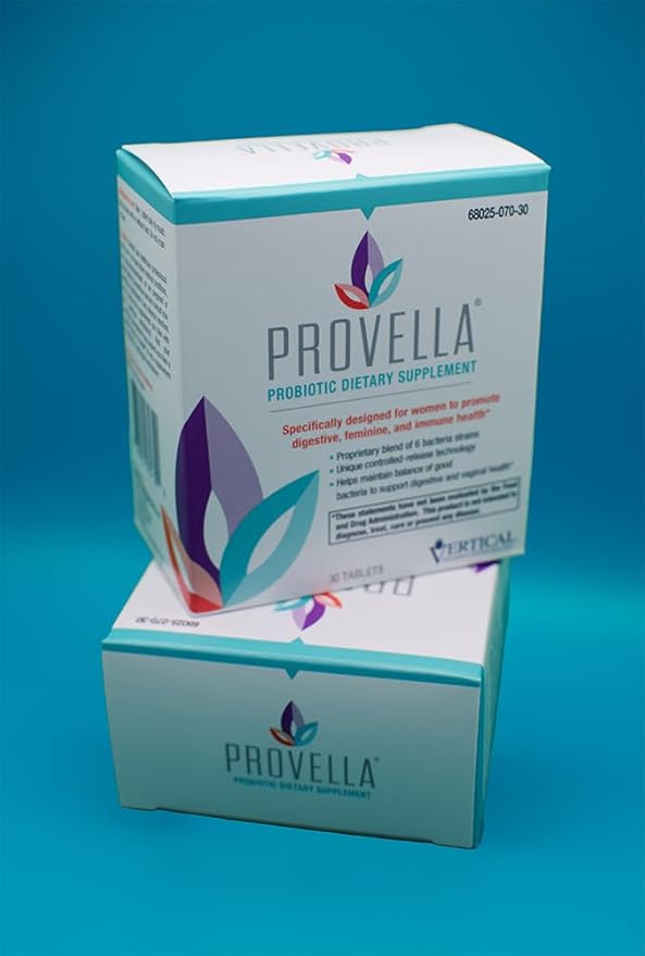 Provella Probiotic Dietary Supplement for Women: Supports Digestive Feminine and Immune Health - 30 Tablets