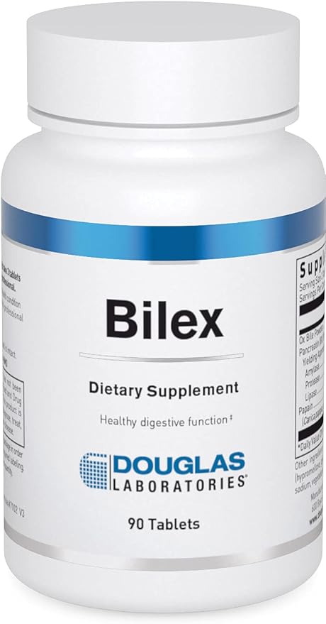 Douglas Laboratories Bilex - Digestive Enzyme Supplement - With Lipase Papain Amylase &amp Ox Bile Extract - Digestive Enzymes for Digestion* - 90 Tablets
