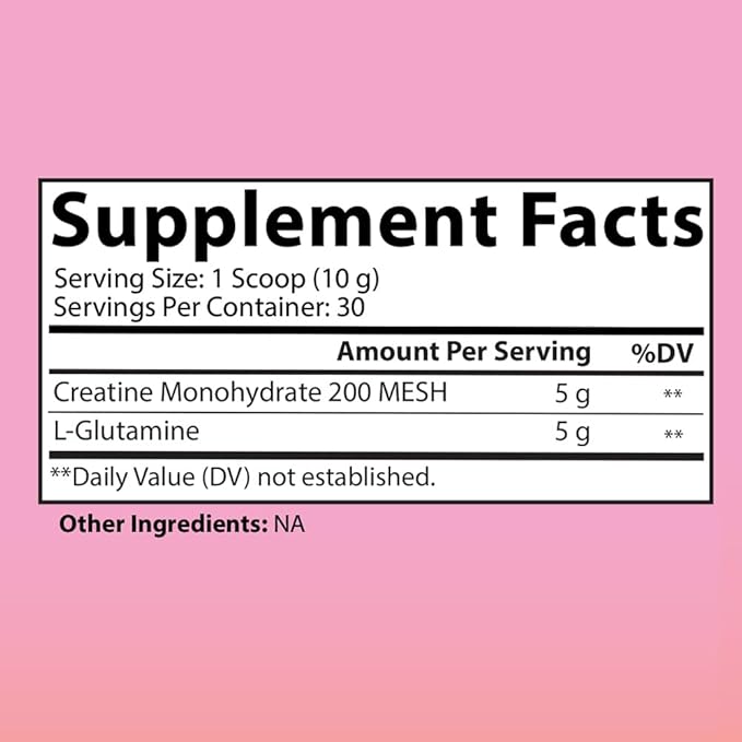 Angry Supplements Better Booty Women's Creatine Combo: BBL Tablets (90ct) w. Creatine Glutamine BCAA's Collagen + Glute Scoop Creatine &amp Glutamine Unflavored Drink Mix