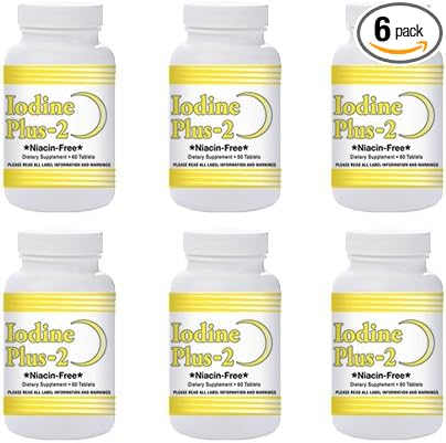 Natural Living Iodine Plus for Low Thyroid – 6 Bottles