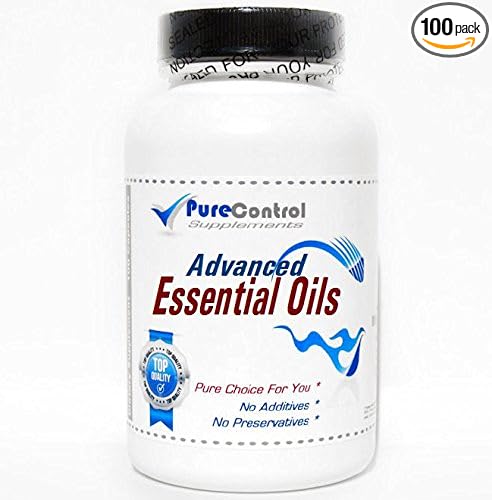 Advanced Essential Oils // 100 Capsules // Pure // by PureControl Supplements