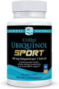 Nordic Naturals Nordic CoQ10 Ubiquinol Sport - 60 Mini Soft Gels - 100 mg Ubiquinol - Heart Health Physical Performance Cellular Energy Production - Non-GMO - 60 Servings